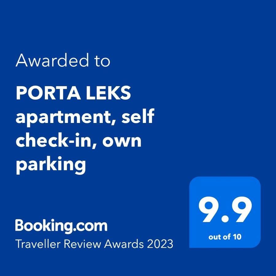 Porta Leks Apartment, Self Check-In, Own Parking Skopje Buitenkant foto